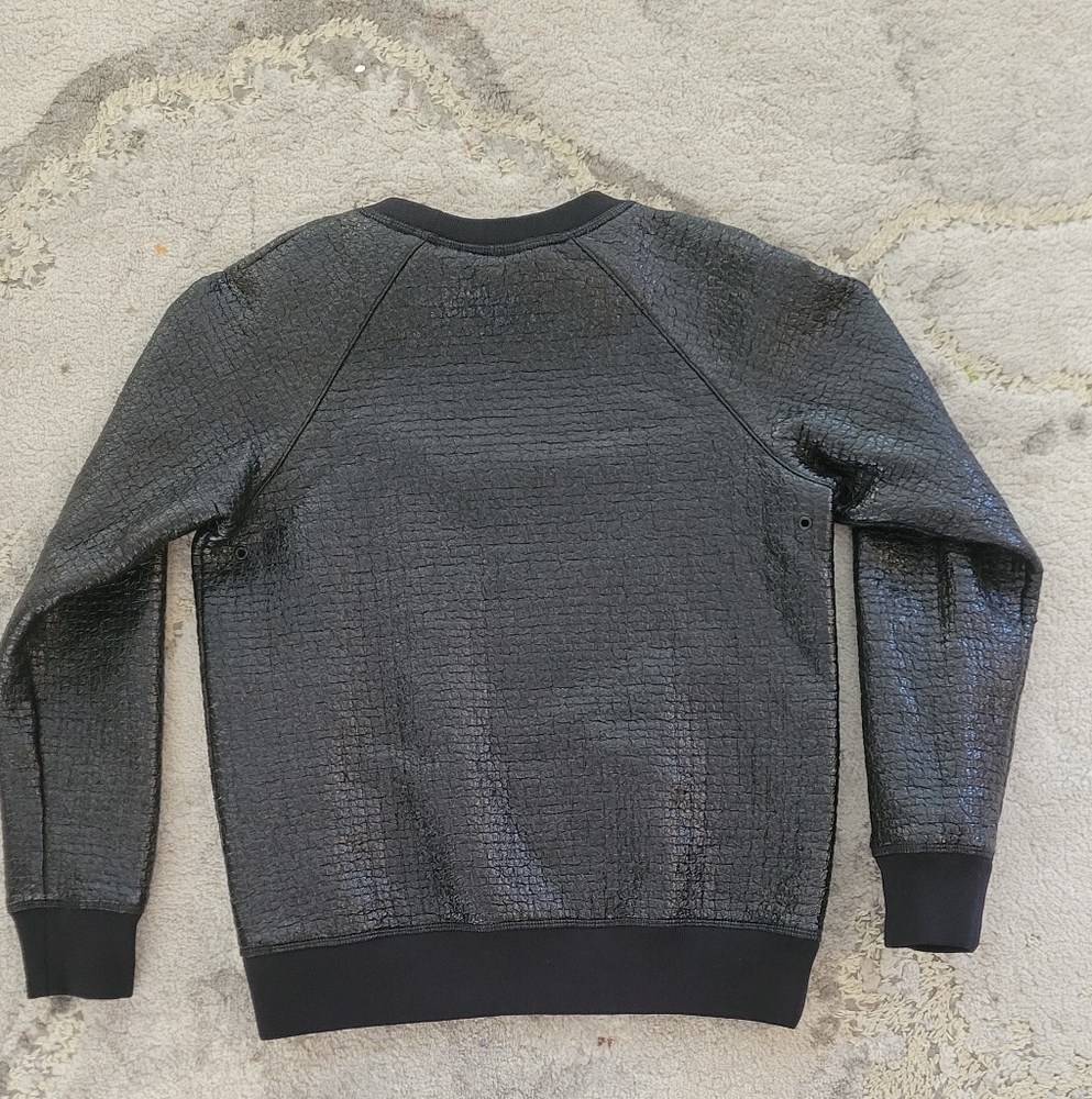 Theory 38 Black Textured Sweater - Picture 2 of 4